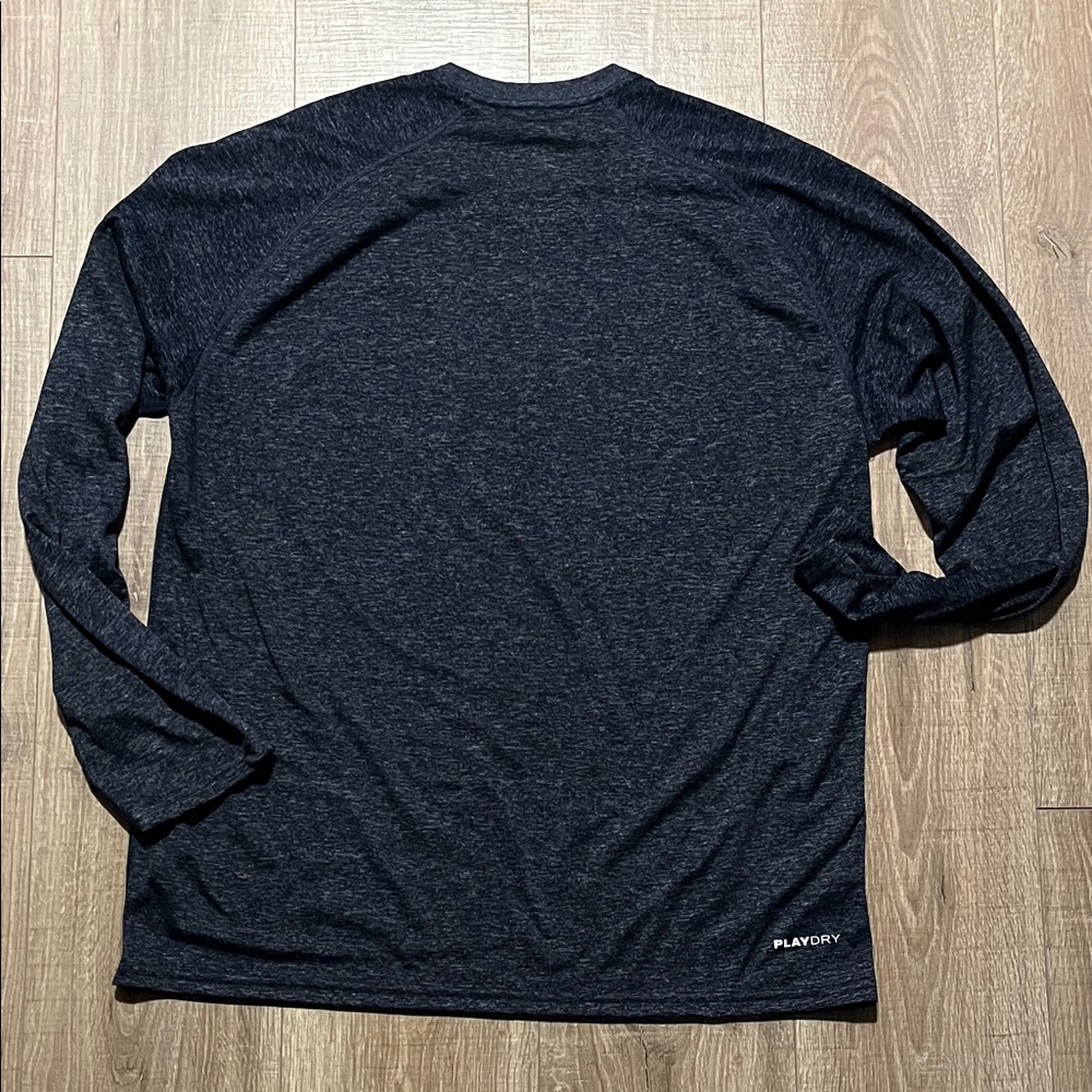 Reebok Buffalo Sabres Long Sleeve Navy Shirt Size XL - Picture 5 of 6
